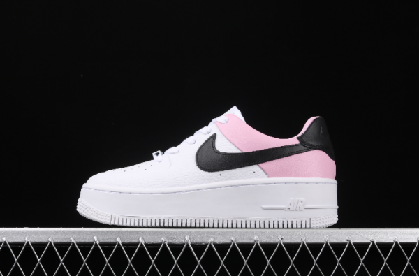Nike Air Force 1 Sage Low White Black Pink AR5339 102 600x395