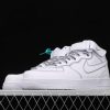 Athlete Nike Air Force 1 07 Mid White Silver Refletion 369733 809 2 100x100
