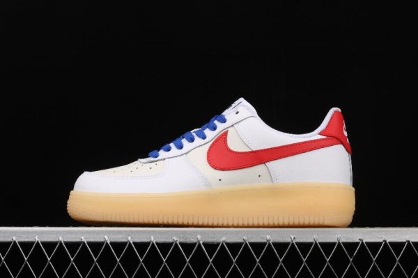 Latest Nike Air Force 1 Low By Customer White Red Blue 1 600x400
