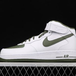 and Nike Air Force 1 Mid Retro White Dark Green 554724 088 1 300x300