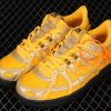 Latest Nike Air Rubber Dunk x OW University Gold 4 100x100