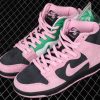 Latest Nike SB Dunk High Pro PRM Black Pink Rise Lucky Green CU7349 001 4 100x100