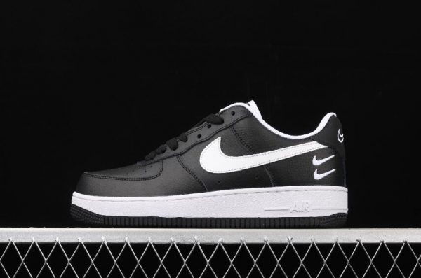 Sale Nike Air Force 1 Low Black White Double Hook 1 600x397