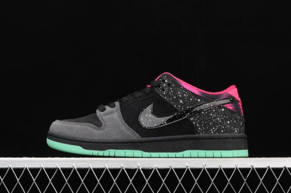 New Nike Dunk Low PRM SB 724183 063 Anthrct Black Pink Crystl Mnt Sneakers 1 600x398