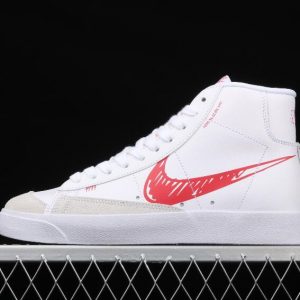 Buy Nike Blazer Mid QS HH CW7580 100 White Red Hook Shoes 1 300x300