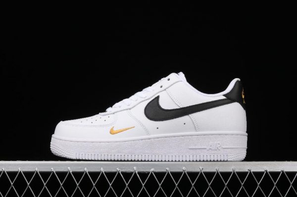 Latest Drop Nike Air Force 1 Low White Black Gold Shoes CZ0270 102 1 600x398