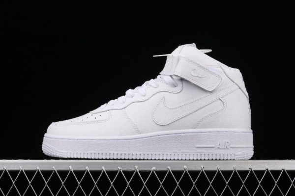 Latest Drop Nike Air Force 1 Mid 07 Triple White Shoes 315123 111 1 600x399