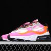 Latest Drop Nike Air Max 270 React Pink Grey Orange Shoes CT1834 100 2 100x100