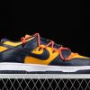 Latest Drop Nike Dunk Low LTHR OW Dark Blue Yellow Shoes CT0856 700 3 100x100