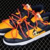 Latest Drop Nike Dunk Low LTHR OW Dark Blue Yellow Shoes CT0856 700 5 100x100