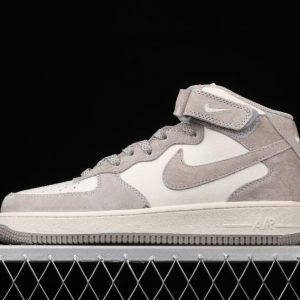 New Drop Nike Air Force 1 07 Mid Beige In Grey Men Shoes CQ3866 015 1 300x300