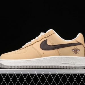 New Drop Nike Air Force 1 PRM Manchester Bee Sesame Baroque Brown Sail DC1939 200 Shoes 1 300x300