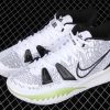 New Drop Nike Kyrie 7 EP White Carbon Ash Black Shoes CQ9327 100 5 100x100
