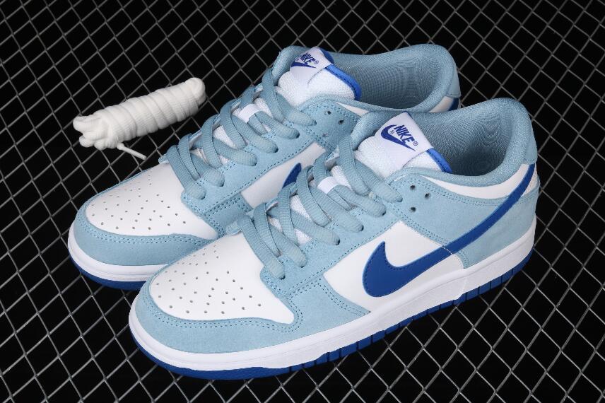 New Drop Nike SB Dunk Low White Light Blue Dark Blue 854866-009 Shoes ...