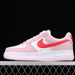 New Nike Air Force 1 07 QS Tulip Pink University Red DD3384 600 Women Sneakers 1 300x300