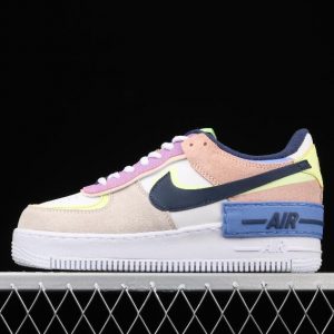 New Nike Air Force 1 Shadow Photon Dust Royal Pulse CU8591 001 Women Sneakers 1 300x300