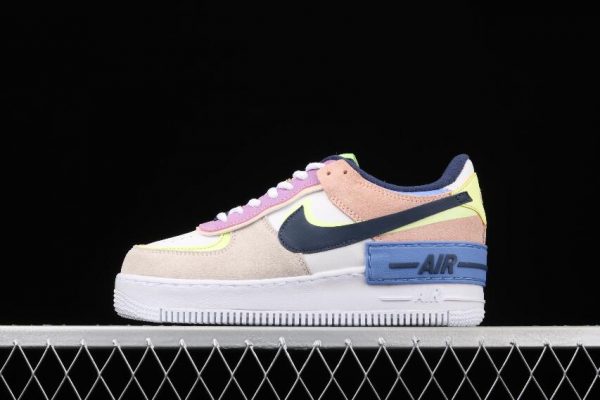 New Nike Air Force 1 Shadow Photon Dust Royal Pulse CU8591 001 Women Sneakers 1 600x400