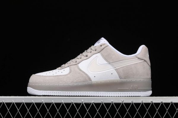 Latest Release Nike Air Force 1 07 SU19 Grey White CN1228-003 Sneaker ...