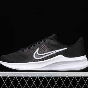 Latest Stylish Nike Downshifter 11 Black White Dark Smoke Grey CW3411 006 1 300x300