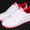 New Arrival Nike Air Force 1 07 White University Red CV1724 100 for Gilrs 5 100x100