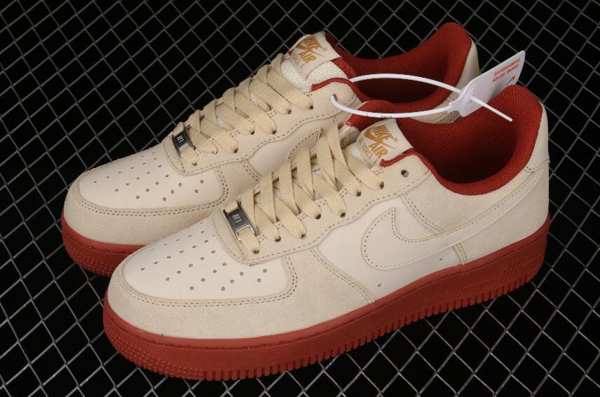 New Drop Nike Air Force 1 07 Beige White Brown AA1391-111 for Sale ...