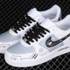 New Drop Nike Air Force 1 07 White Gray Black CW2288 111 Shoes 5 100x100
