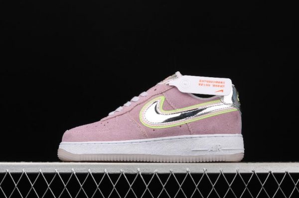 Fashion Nike Air Force 1 07 PHerspective Violet Star Chrome CW6013 500 for Sale 1 600x397