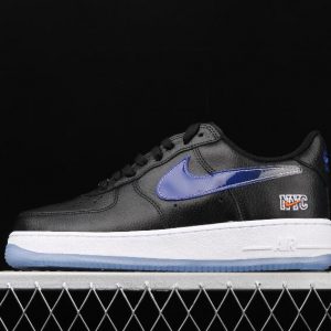 Fashion Nike Air Force 1 Low NYC Kith Black Blue CZ7928 001 for Sale 1 300x300