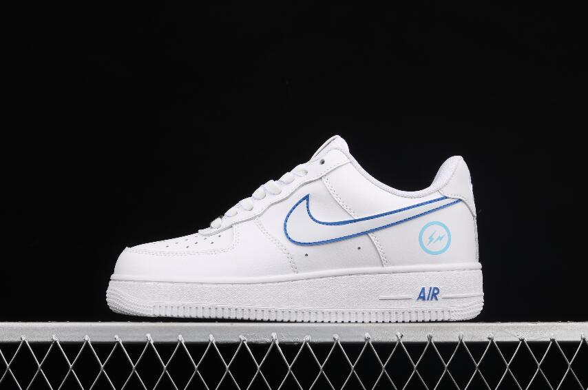 Latest Drop Nike Air Force 1 07 Fragment White Blue DA3585-100 Shoes ...
