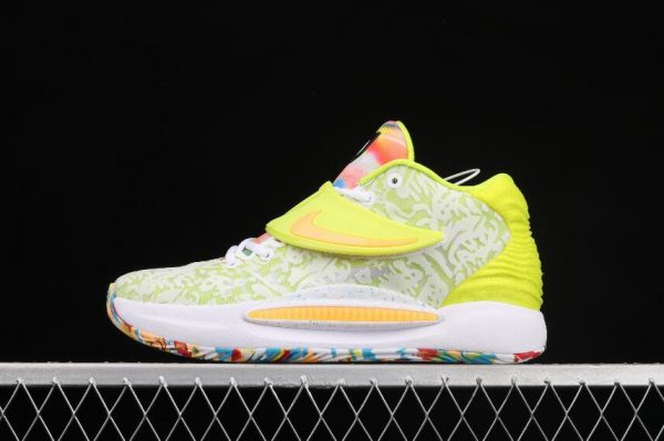 New Arrivals Nike KD 14 EP White Green CZ0170 101 Shoes 1 600x399