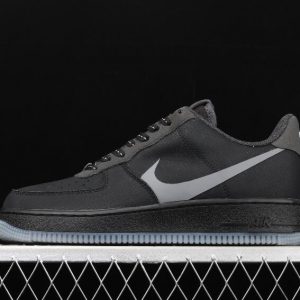 New Drop Nike Air Force 1 07 Black Silver Lilac Anthracite CD0888 001 On Sale 1 300x300