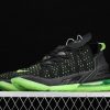 New Drop Nike Lebron XVIII EP Black Fluorescent Green CQ9284 005 Sneakers 2 100x100