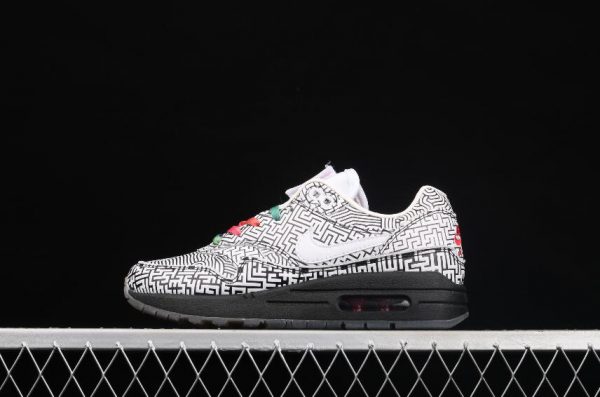 Top Sale Nike Air Max 1 OA YT Black White Habanero Red CI1505 001 Sneakers 1 600x397