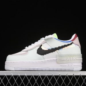 Cheap Outlet Nike Air Force 1 Shadow SE Barely Green Black White CV8480 300 On Sale 1 300x300