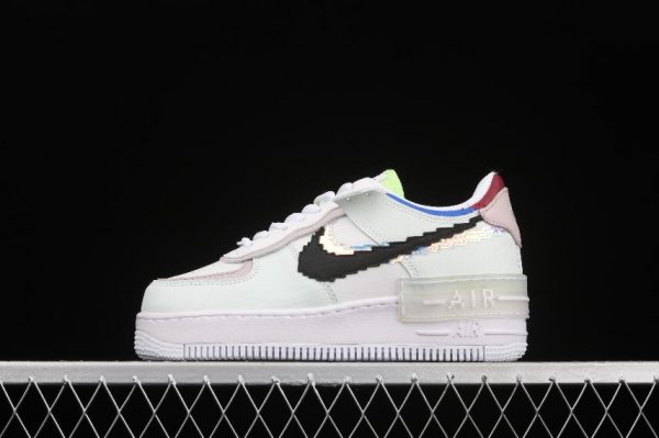 Cheap Outlet Nike Air Force 1 Shadow SE Barely Green Black White CV8480 300 On Sale 1 600x399