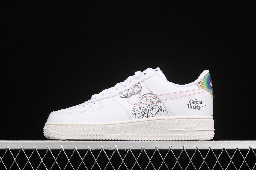 Lastly Nike Air Force 1 07 Shoes The Great Unity White Discolored ...