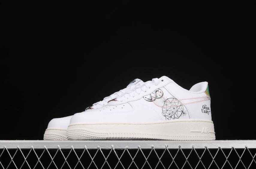 Lastly Nike Air Force 1 07 Shoes The Great Unity White Discolored ...
