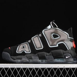 New Brand Nike Air More Uptempo Black White Chile Red DJ4633 010 Streetwear 1 300x300