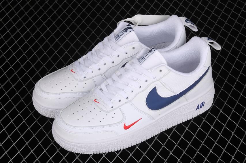 Online Sale Nike Air Force 1 07 White Blue Red DJ6887-100 Shoes – New ...