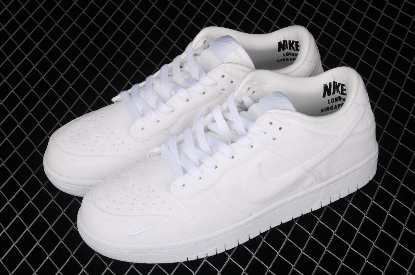 Best Discount Nike SB Dunk Low DSM Triple White DH2686-100 Shoes Online ...