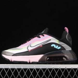 Fashion Nike Air Max 2090 White Black Pink Foam CW4286 100 Girls Shoes 1 300x300