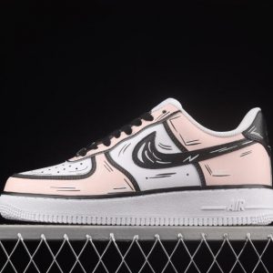 Nike Air Force 1 07 CW2288 213 Pink White Black 300x300